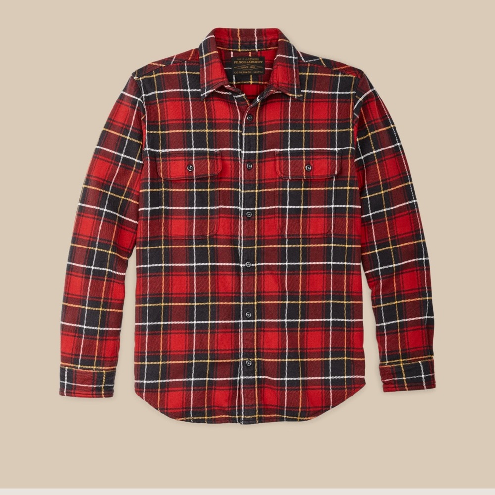 Filson vintage flannel work shirt